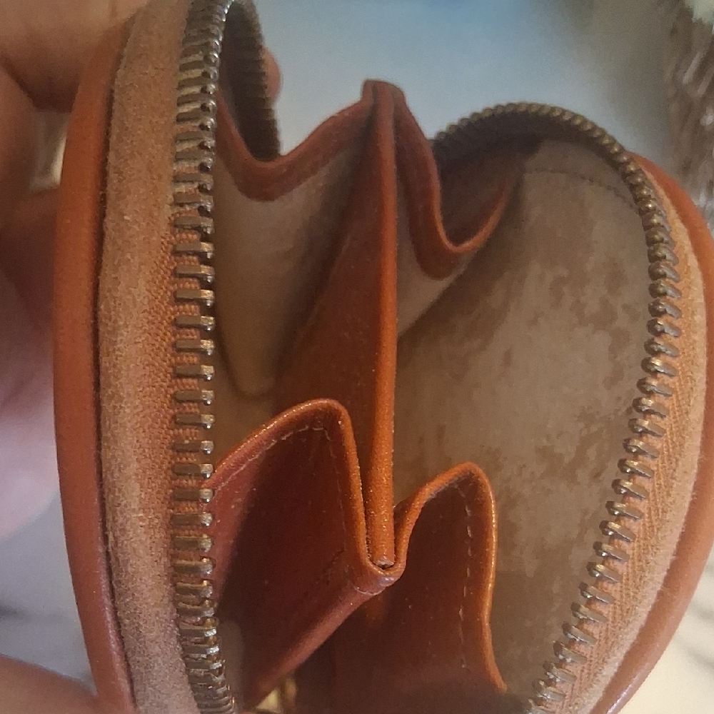 Dooney & Bourke Brown Leather Coin Purse - Picture 7 of 12